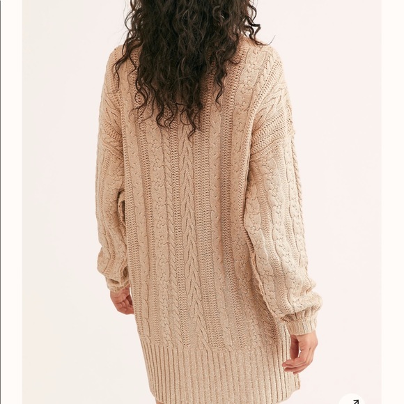 NWOT Free People oversized knit sweater - Picture 2 of 8